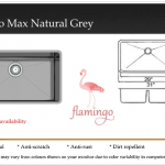 Flamingo Max Natural Grey