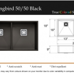Hummingbird 50:50 Black