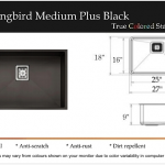 Hummingbird Medium Plus Black